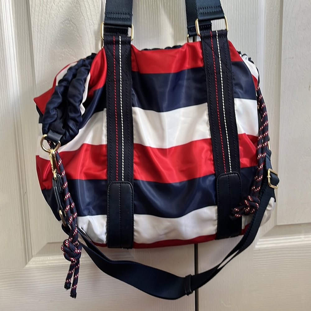 Tommy Hilfiger crossbody tote shoulder bag - bright red white & blue